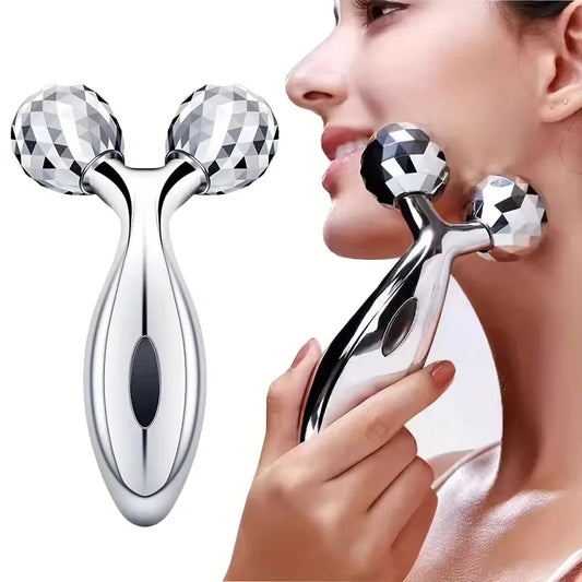 3D Roller Massager Facial Beauty Device For Muscle Lifting & Skin Care