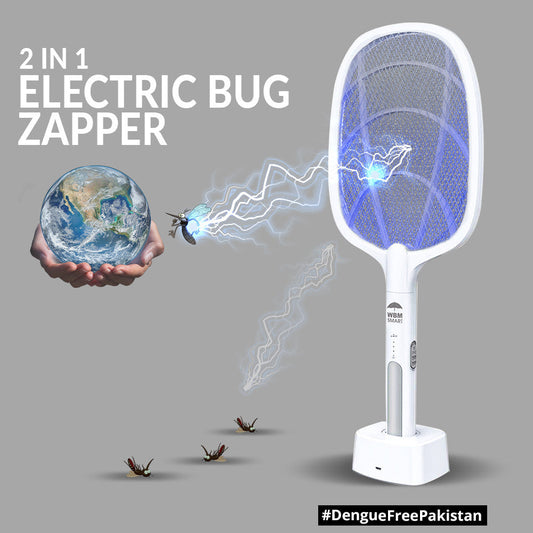 2 In 1 Rechargeable Mosquito Killer Racket