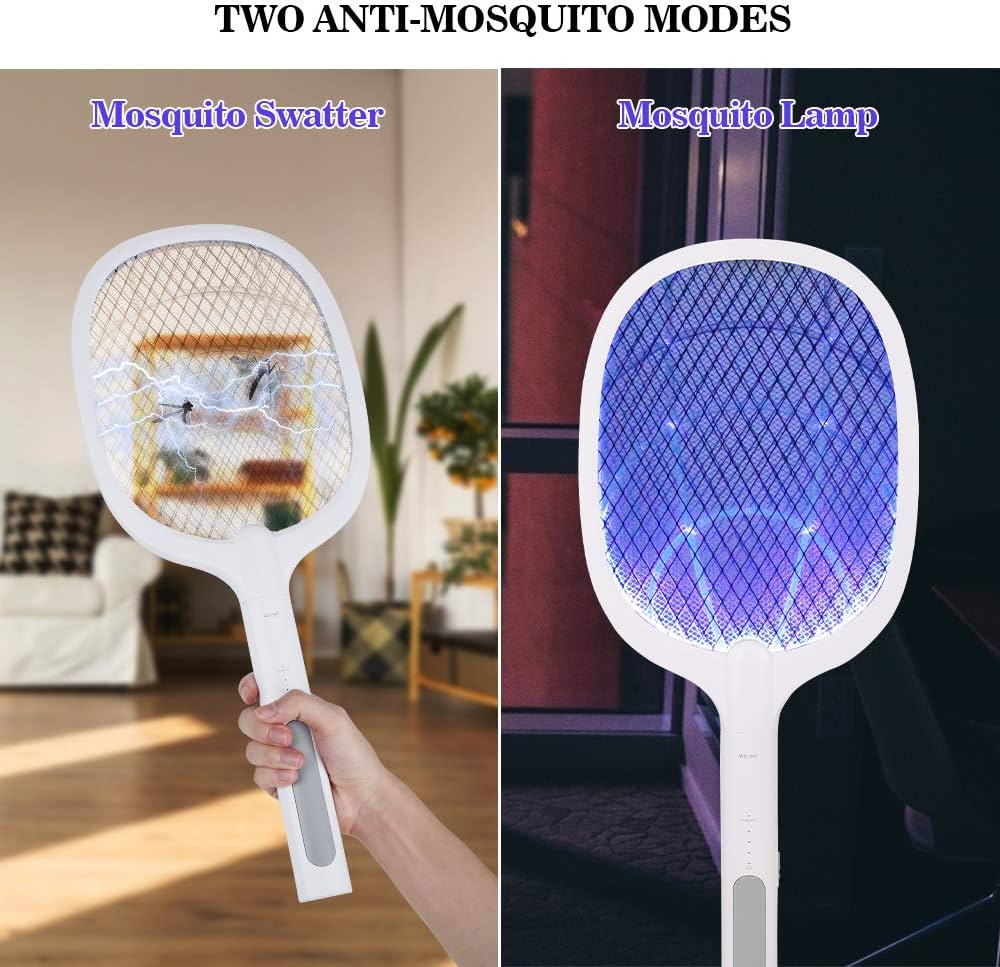 2 In 1 Rechargeable Mosquito Killer Racket